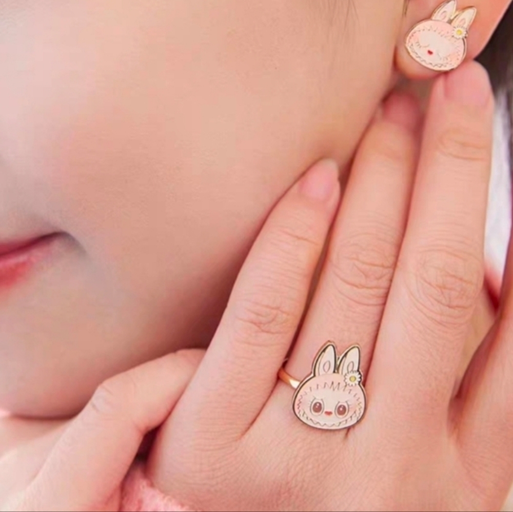 "Main Character Energy" Mokoko Enamel Statement Ring